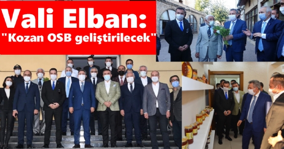 Vali Elban'nda Kozan Kurumlara Ziyaret